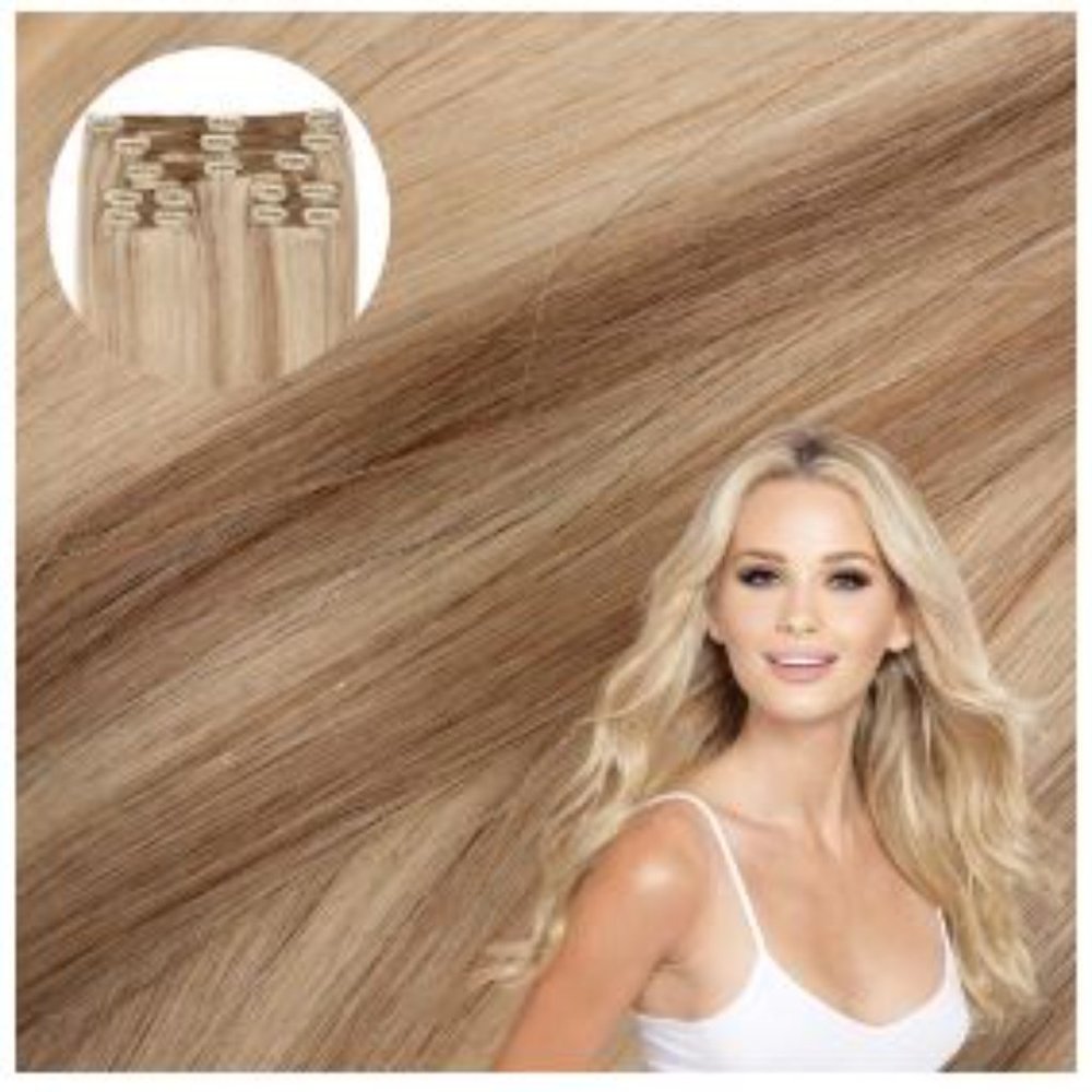 Cashmere Hair 16" Pale Ash Blonde Extensions
